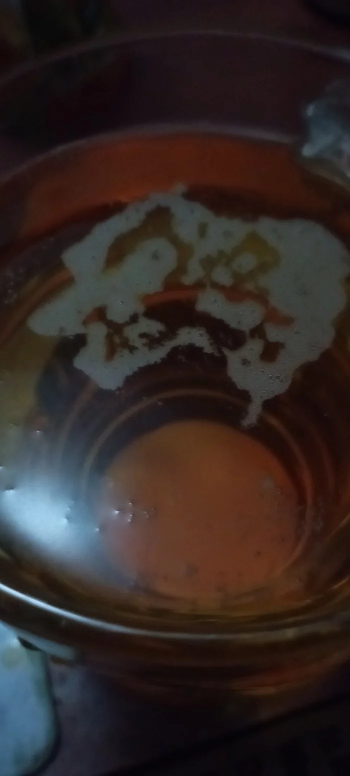 Who will see what? - My, Beer, Foam, Pareidolia, Longpost