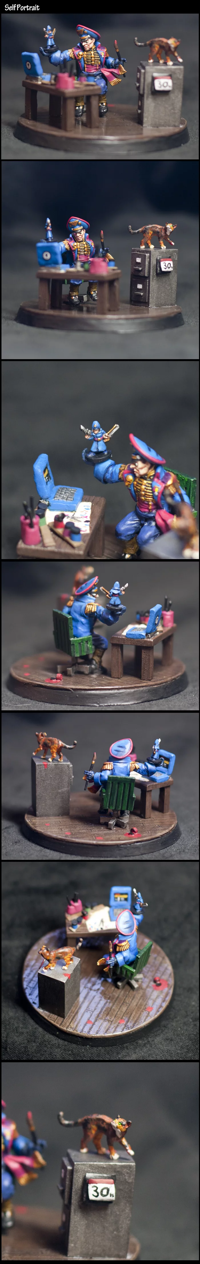 Even the commissioner sometimes has a hobby ... - Warhammer 40k, Commissioner, Miniature, Wh humor, Longpost