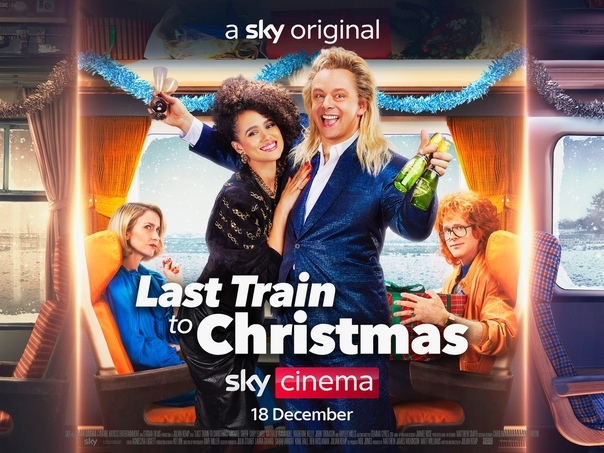 The last train on Christmas - Michael Sheen, New Year, British Cinema, Fantasy, Comedy, Longpost