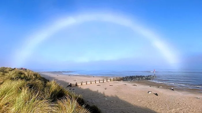 Colorless rainbow ghost - Rainbow, Weather, Nature