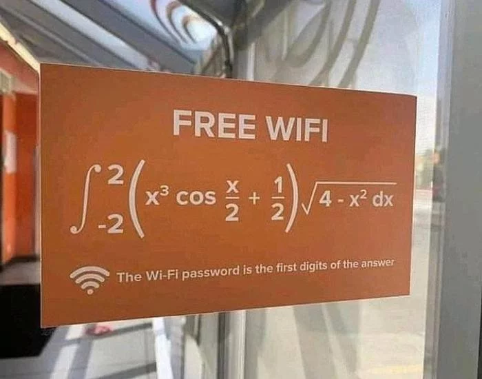 Password - Математика, Пароль, Wi-Fi