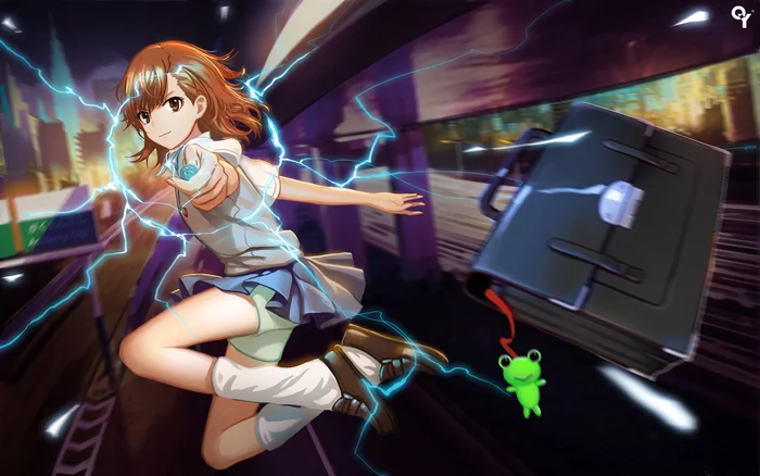 Misaka Mikoto - Anime art, Anime, Misaka mikoto, To aru Kagaku No Railgun