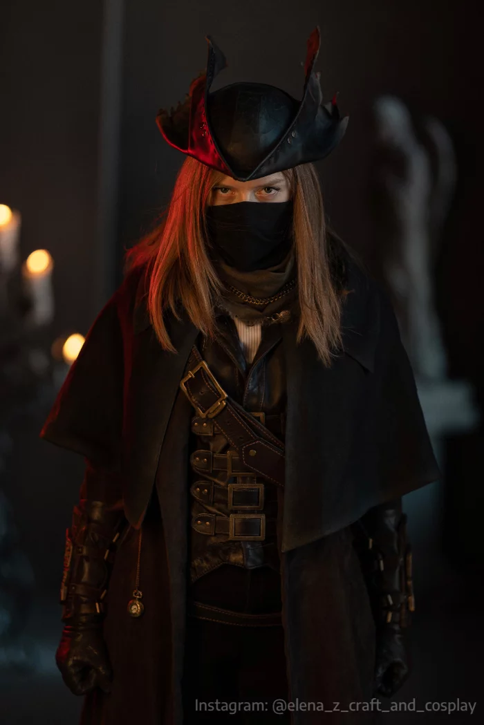 Some more photos of my Bloodborne Hunter cosplay - My, Bloodborne, Cosplay, Girls, Games, Dark souls, Fromsoftware, Gothic, Longpost