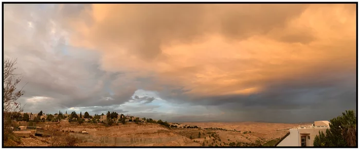 Sunset and clouds - My, Clouds, Sunset, Sky