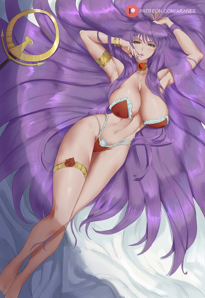 Athena - NSFW, Saint Seiya, Athena, Anime art, Anime, Art, Hand-drawn erotica, Aranee