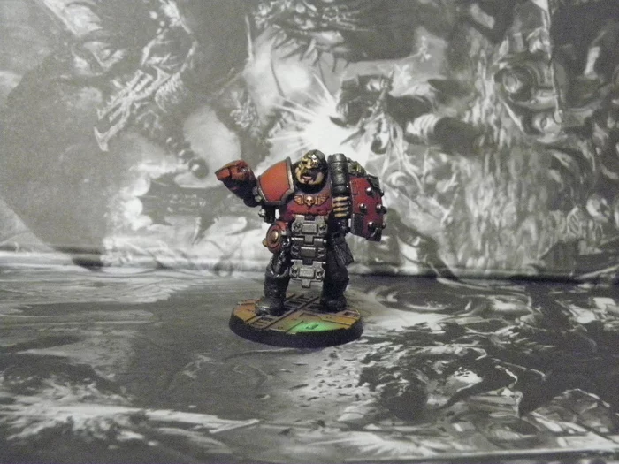 Ogryn overboss - My, Warhammer 40k, Wh miniatures, Necromunda, Ogre, Ogreens