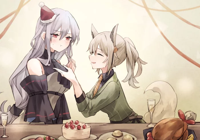 Arknights operator's - Аниме, Anime Art, Arknights, Saria, Cliffheart, Amiya, Тишина, W (Arknights), Frostnova, Exusiai, Frostleaf, Surtr, Chen (Arknights), Hoshiguma, Skadi, Grani, Длиннопост