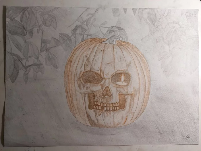 halloween - My, Art, Halloween, Graphics