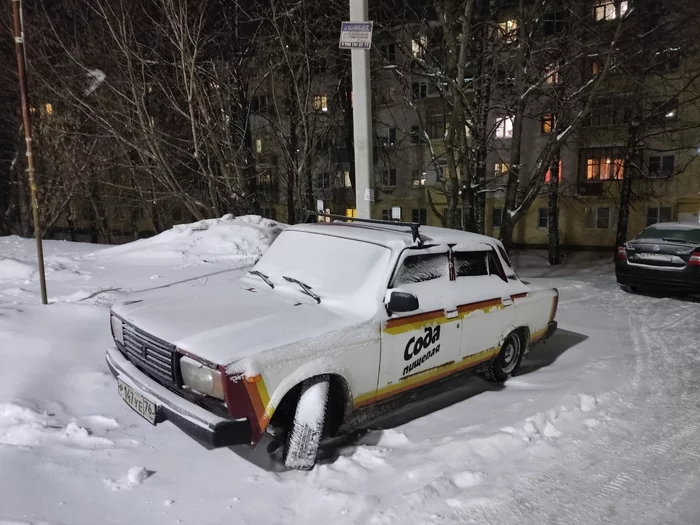 Taz Soda - Motorists, Graffiti, Snow, Yaroslavl, Auto, AvtoVAZ, Soda, My