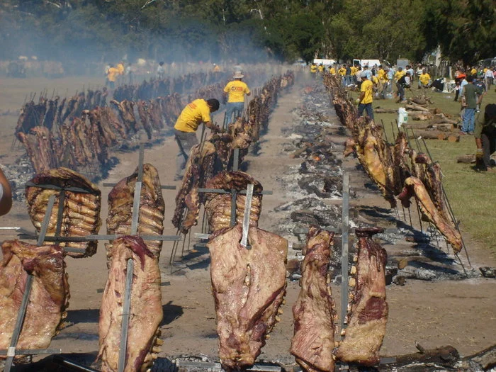 Vegan heart attack - Meat, South America, Beef, Humor, Asado, Argentina, Patagonia