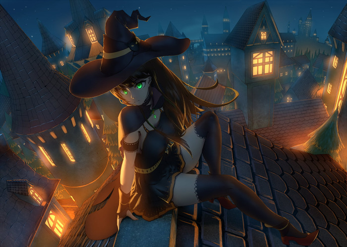 Witch Anime Art, , , , , 