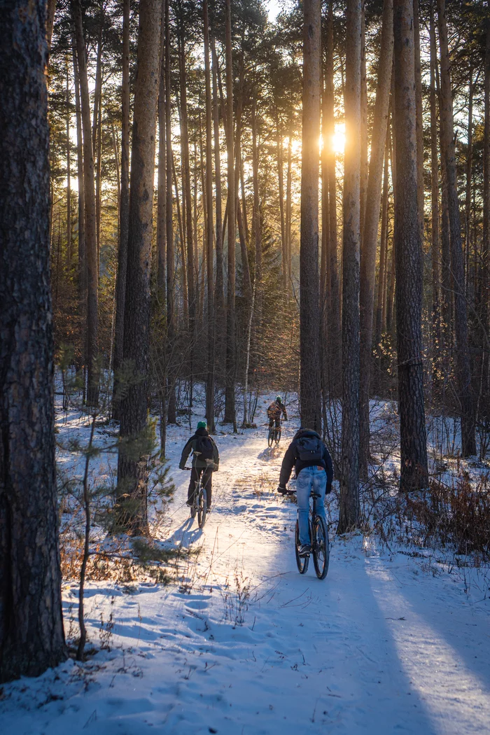 Winter bike ride - My, The photo, Yekaterinburg, A bike, Cycling, I want criticism, Winter, Lake, Longpost