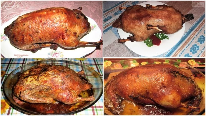 4 recipes for duck in the oven for the New Year! - My, Duck, Preparation, Cooking, Recipe, Holidays, New Year, Video recipe, Video, Longpost