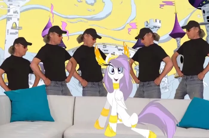 Looks like they'll get some lemonade drunk right now. - My little pony, Athena, Memes, Girl and five blacks, Mlp Athena