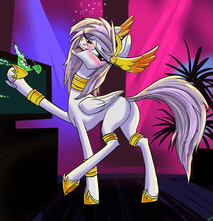 Athena, you're drunk, fly home - My little pony, Athena, Mlp Athena