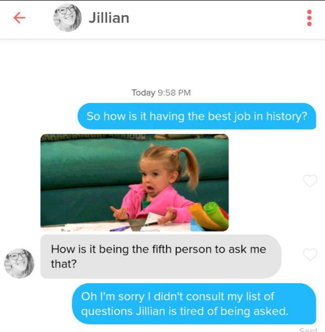 Типичный диалог в тендере