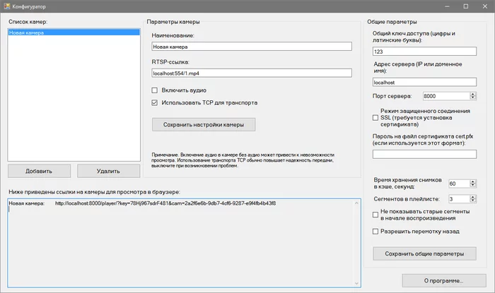 Самый простой способ разместить IP-камеру на сайте в 2022 году - Моё, Ip-Камера, Видеонаблюдение, Просто, Трансляция, Стрим, Csharp, Dotnet, HTML 5, Длиннопост