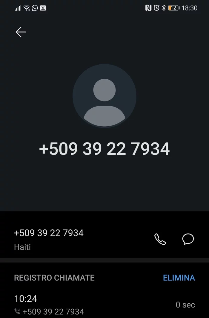 I get a call from Haiti - My, Phone scammers, Haiti, Phone call, Black list, Question