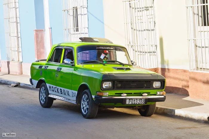 Yes, Moskvich, so what? - My, Cuba, Auto, Tuning, Collective farm tuning, Moskvich
