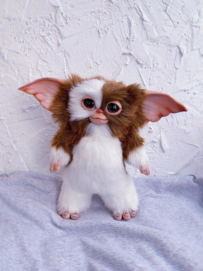 Gizmo - My, Gizmo, Gremlins, Handmade, Mixed media, Polymer clay, Longpost, Magwai