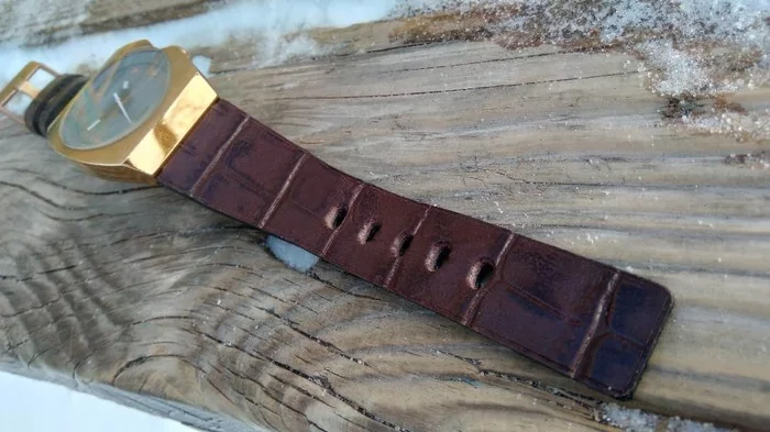 Watch Strap Diesel dz-5255. Unusual Diesel watch strap. Diesel dz-5255 - Leather products, Handmade, Natural leather, With your own hands, Wrist Watch, Leather, Diesel, Diesel, Strap, Womens, Needlework without process, Presents, Accessories, Clock, Longpost