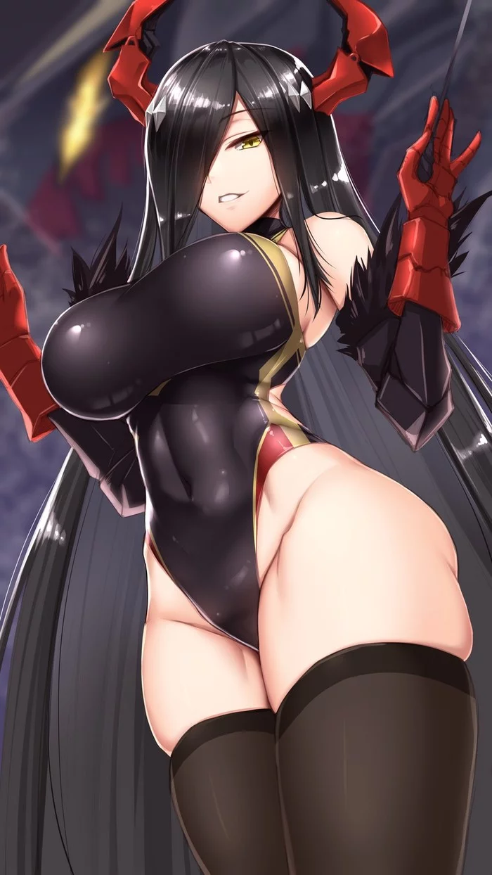 Azur Lane - NSFW, Рисованная эротика, Сиськи, Попа, Azur Lane, Formidable, Zara, Taihou, Friedrich der Grosse, Atago, Длиннопост