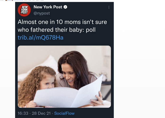 Каждая 10-я мать не знает кто отец