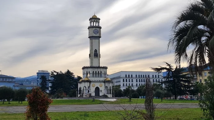 Fountain Tower Chachi in Batumi. Georgia - My, Tourism, Travels, Georgia, Batumi, Chacha, sights, Vacation