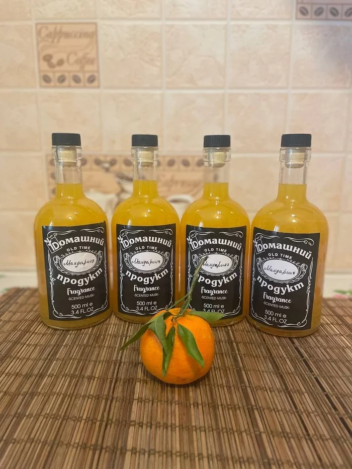 Tangerine tincture - My, Tincture, Longpost, Tangerines, Alcohol, The photo, Recipe