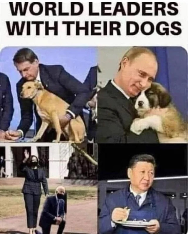 Мировые лидеры и их собаки