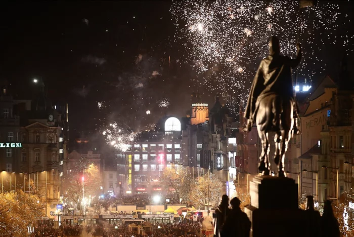 So in Prague celebrated the arrival of the new year - Czech, Prague, The photo, New Year, Longpost