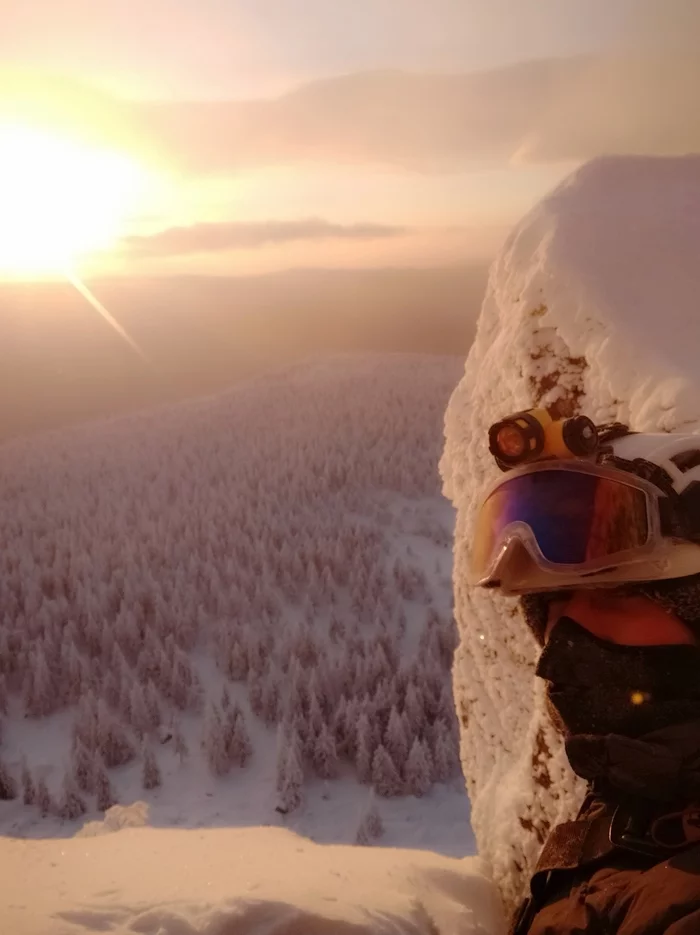 Sunrise at 1150m - My, Taganay, The mountains, Mountaineering, Hike, Zlatoust, Longpost