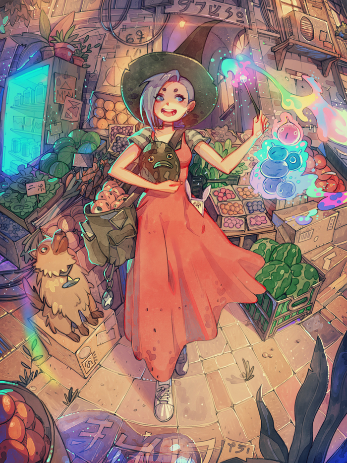 The Daily Life of Witches. Part II Anime Art, Original Character, , , , , , , Simzart