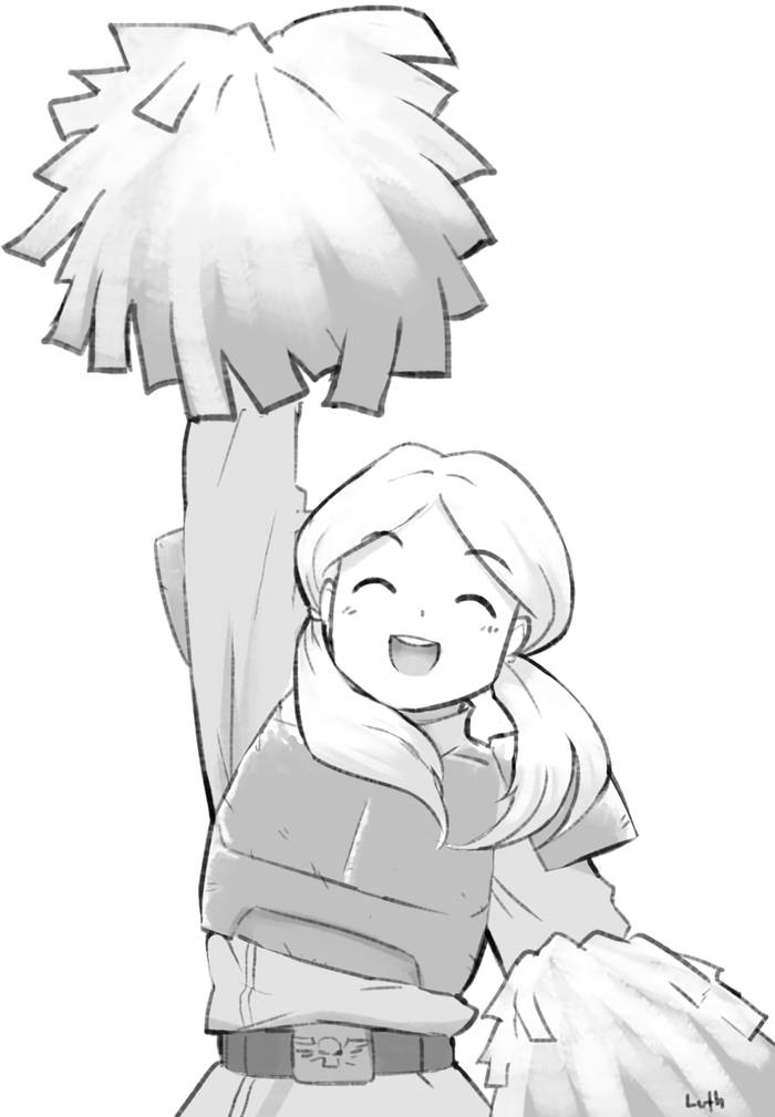 CheerleaderGuardswoman  byBolterToKokoro