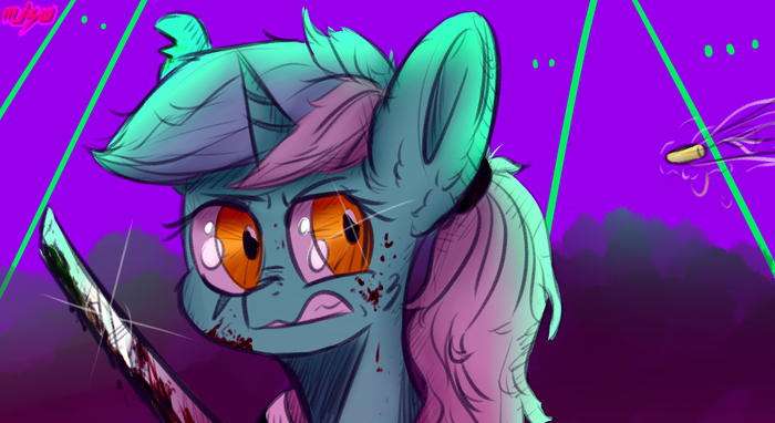 Katana ZERO My Little Pony, Lyra Heartstrings, Katana Zero, MLP Crossover