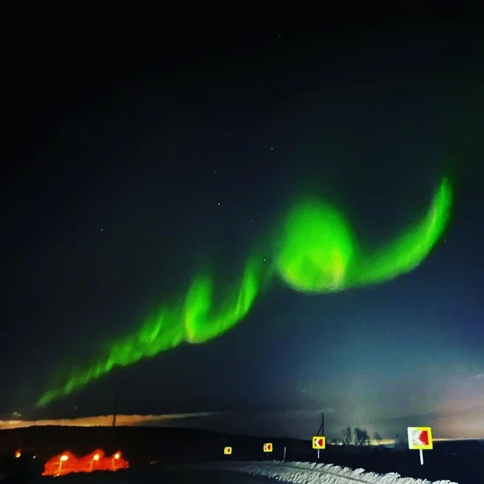 Northern lights now - My, The photo, Polar Lights, Longpost