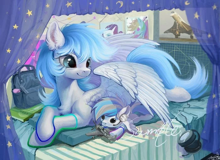 Fluffy pony - My little pony, PonyArt, Original character