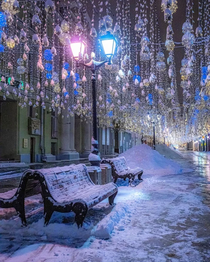 Москва светящаяся - Москва, Столица, Фотография, Красота, Праздники, Счастье, Отдых, Зима, Ночь