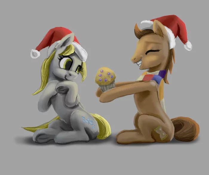 Present - My little pony, Derpy hooves, Doctor Whooves, Odooee