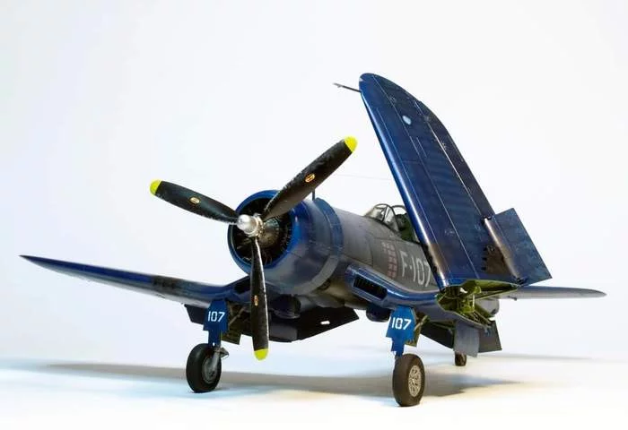 Chance Vought F4U-1D Corsair 1/48 Tamiya + PE Eduard + Vektor - My, Tamiya, Stand modeling, Airplane, Scale model, Longpost