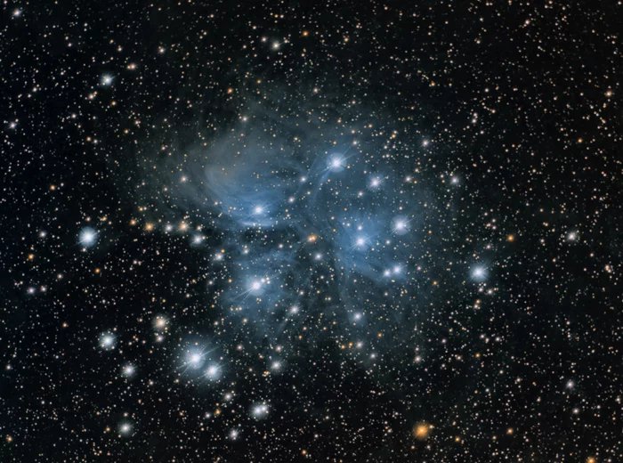 Pleiades (M45) - My, Astrophoto, Astronomy, Space, Pleiades, Longpost