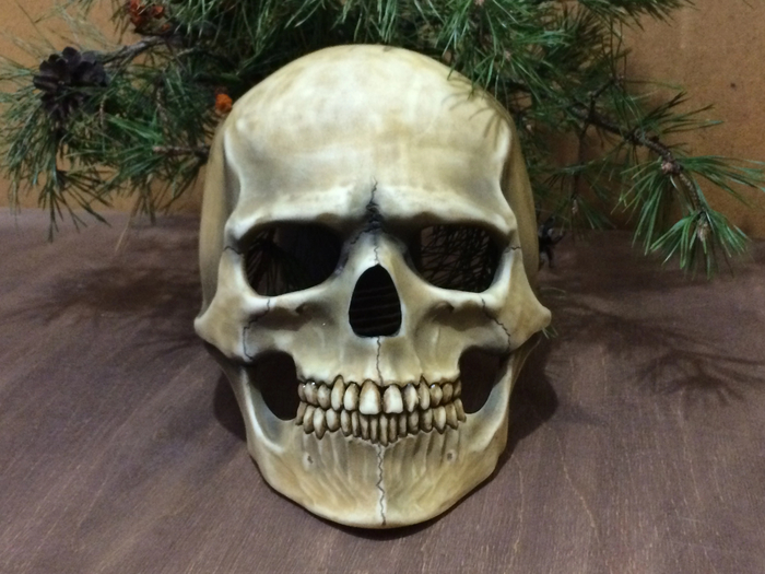 Праздники это конечно хорошо, но наша мастерская "Две кости", продолжает свою работу. И вот от нас новая маска -череп Апокалипсис, Оригинально, Подарки, Череп, Маска, Ручная работа, Необычное, Юмор, Крипота, Клип, Зомби, Ужасы, Иваново, Рок, Мотоциклисты, Длиннопост