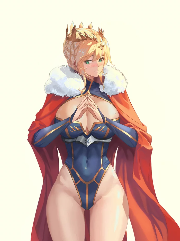 Служи Королю! - NSFW, Anime Art, Аниме, Арт, Рисованная эротика, Игры, Fate, Fate Grand Order, Artoria pendragon lancer