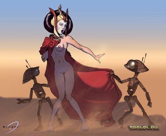 Droid naughty - NSFW, Star Wars, Padme Amidala, Droids, Art