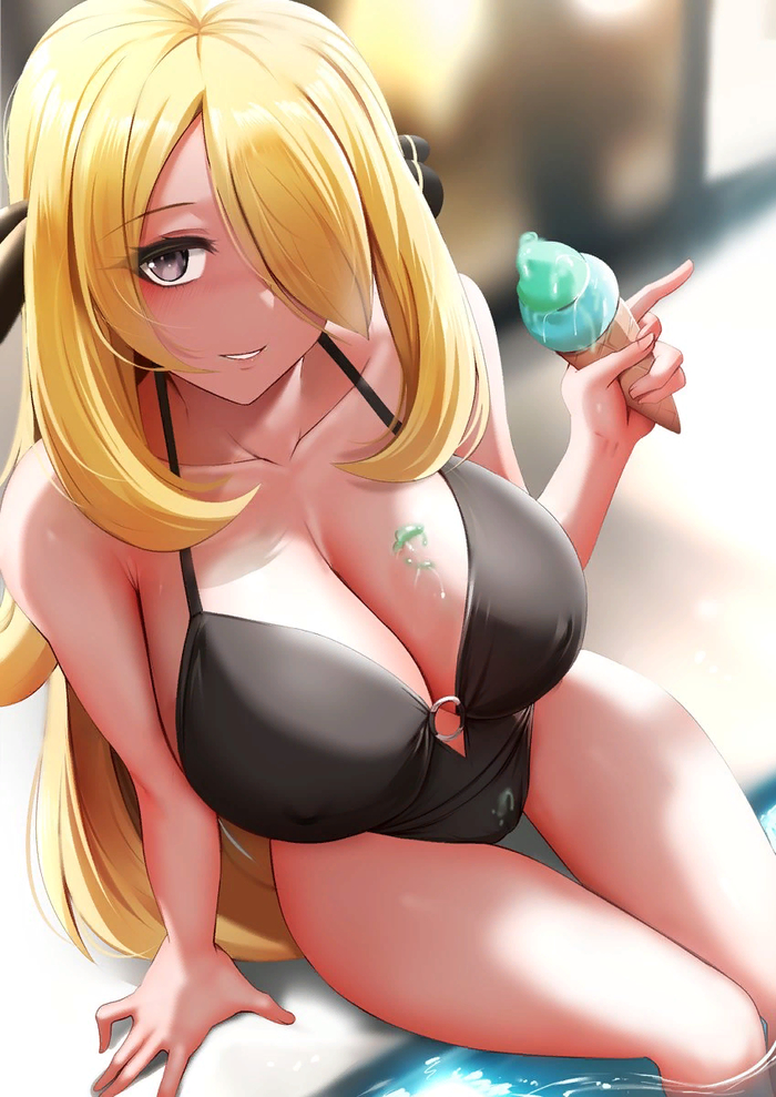  , Cynthia, Anime Art, , , 