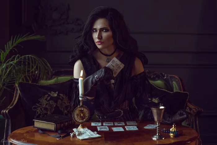 Best Cosplay on Yennefer - Cosplay, Yennefer, Witcher, Longpost, Miroslava Ladovir, Girls, Stockings