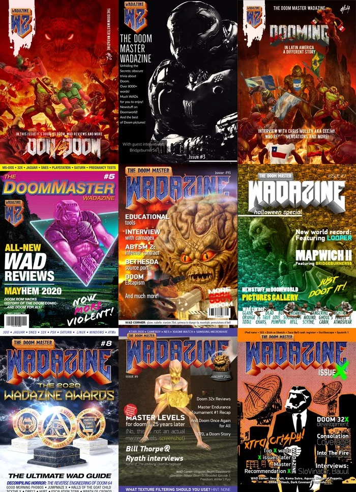 Wadazine. Doom digital magazine - My, Doom, Doomguy, Doom eternal, Doom 2, Doom 3, Magazine, Retro Games, Longpost