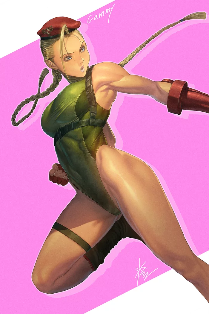 Cammy by Homare - Homare, Cammy White, Street Fighter, Игры, Game Art, Девушки, Спортивные девушки, Крепкая девушка, Muscleart