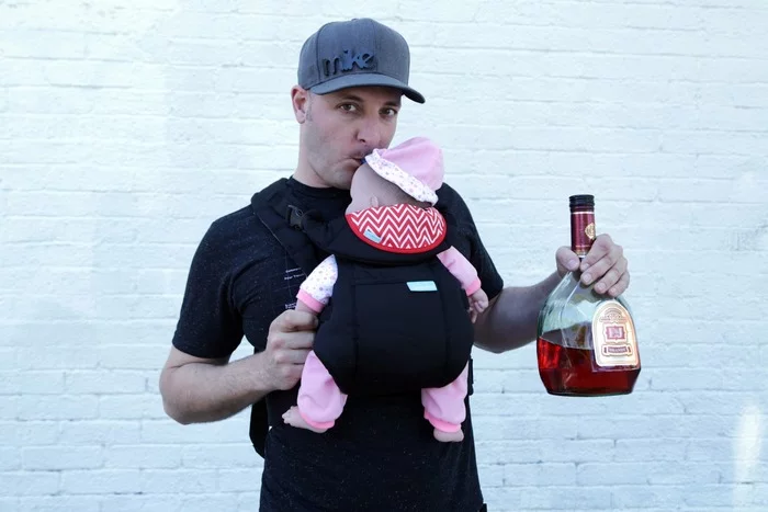Baby - flask - Flask, Doll, Alcohol, Humor, Longpost
