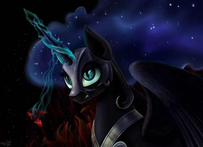 Evil Alicorn - My little pony, PonyArt, Nightmare moon, Das-Leben